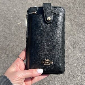 Coach Crossbody Phone Wallet on a chain